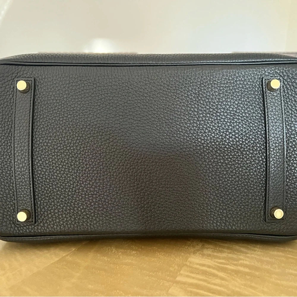 Hermès Birkin 35 noir ( black) Togo gold hardware in excellent condition - Picture 13 of 16